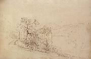 Asher Brown Durand Castle of Chillon oil